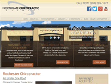 Tablet Screenshot of northgatechiropractic.com